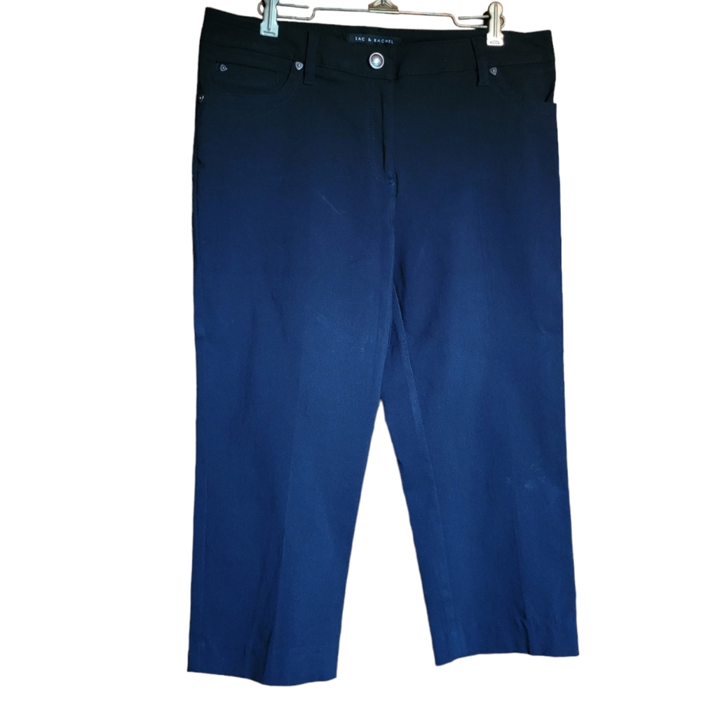 Zac & Rachel Capris Black NWOT Sz 12